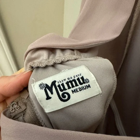 Show Me Your MuMu Jenn Maxi dress in Dusty Rose - Picture 8 of 8